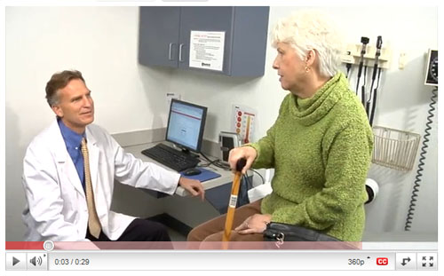 Physician talking to older drivers You Tube video 1