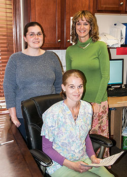 Cathy Yoder M.D. and assistants