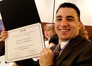 MSS society accepts award