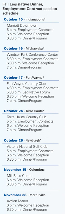 Legislative Dinners
