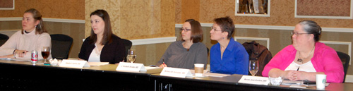 Women in medicine conference attendees. Women in medicine attendees.