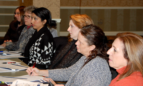 Women in medicine conference attendees. Women in medicine attendees.